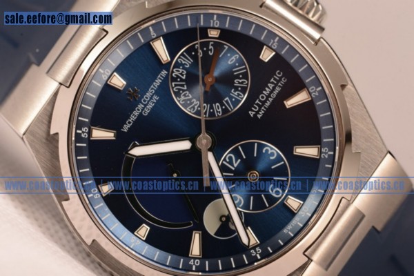 Replica Vacheron Constantin Overseas Dual Time Watch Steel 47450/000A-9039